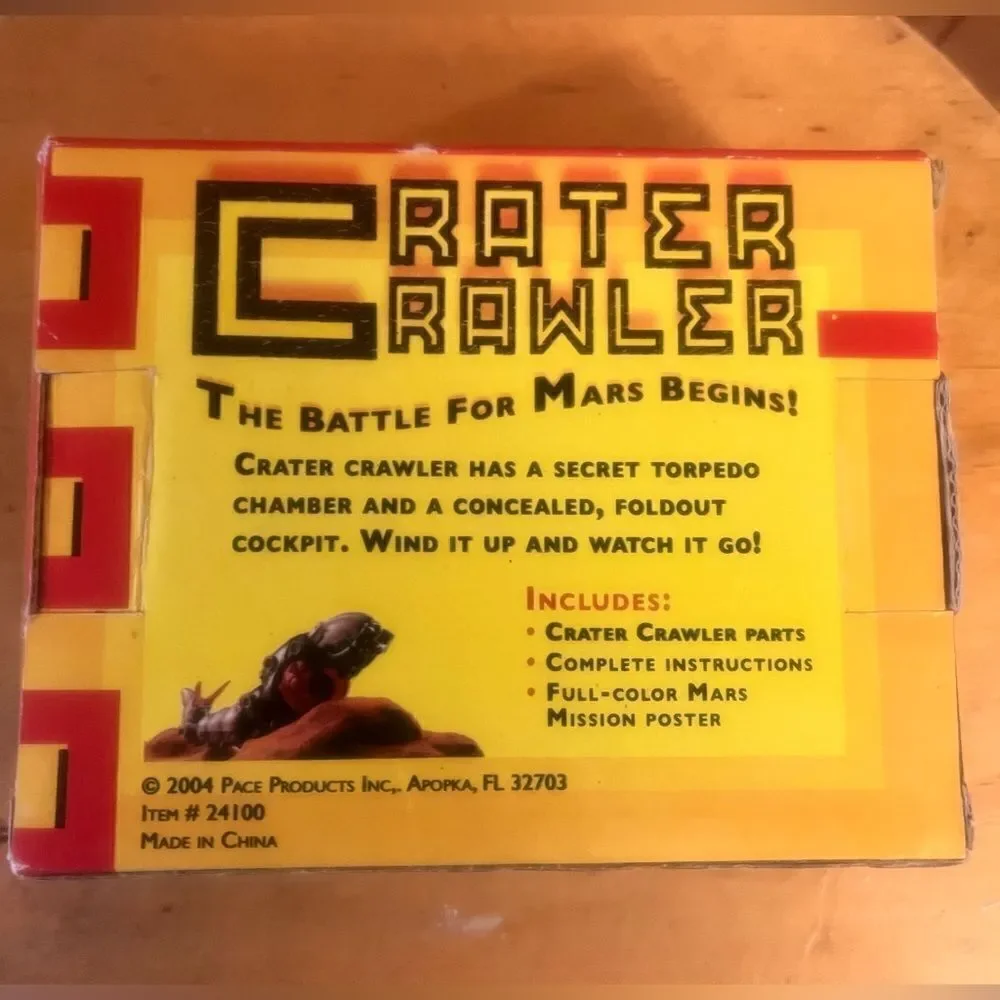 android, insecCrater crawler 2004 Pace Products Inc NIB android, insect hybrid